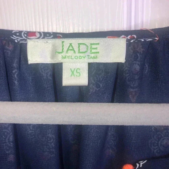 Jade xsm dress-blue/ orange - Picture 3 of 4